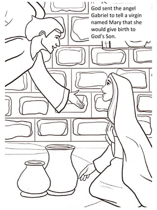childrens bible coloring pages of jesus birth