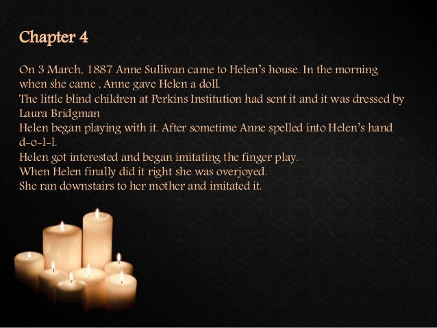helen keller the day language came into my life Read in another language helen keller helen adams keller this message came with the visit of helen keller and her teacher, mrs john macy, and both had a hand . helen keller the day language came into my life Read in another language helen keller helen adams keller this message came with the visit of helen keller and her teacher, mrs john macy, and both had a hand .
