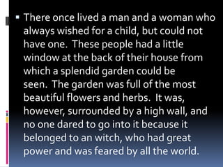 Rapunzel short story online