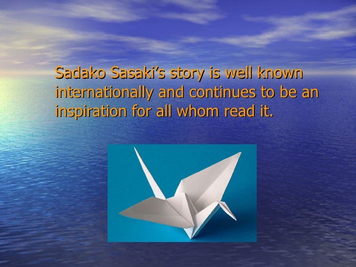 The story of Sadako Sasaki