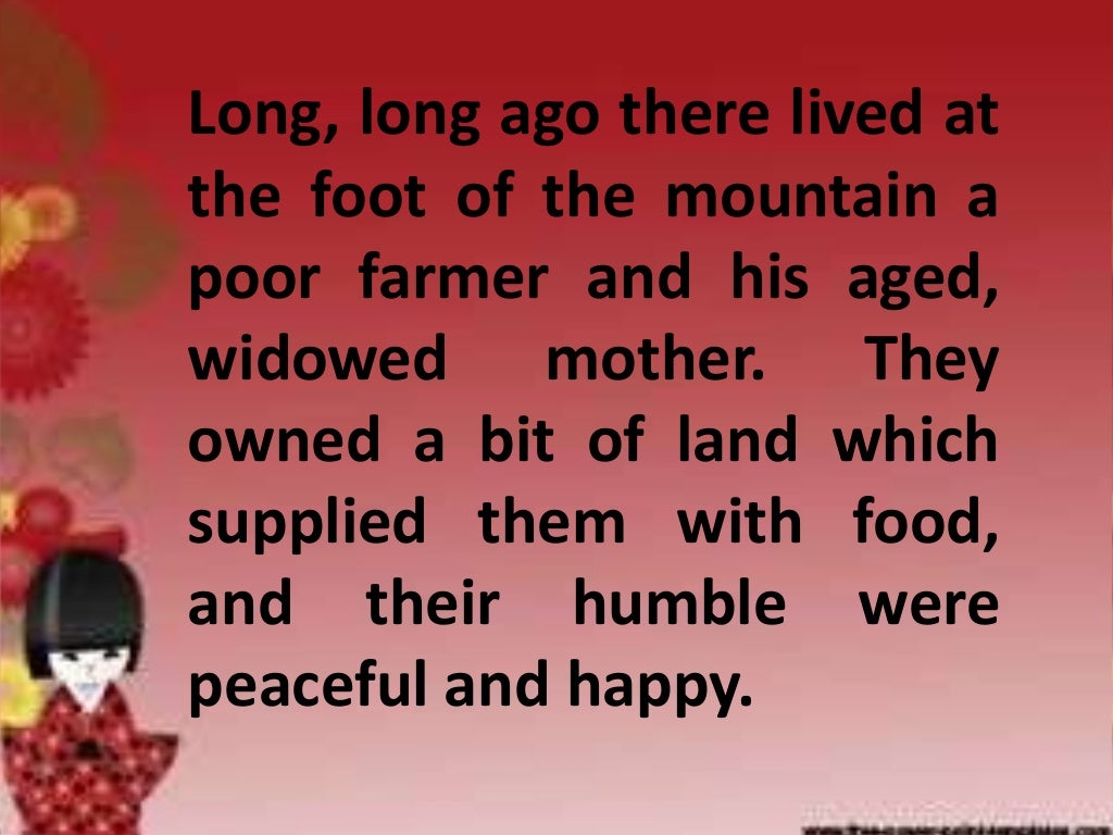 The story of the aged mother