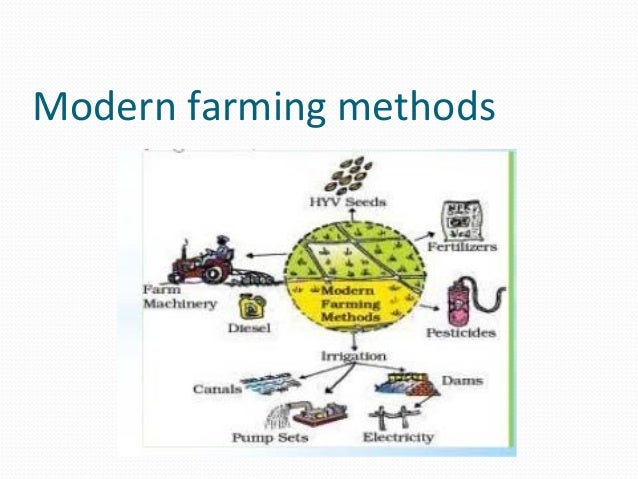 Chart On Modern Farming Methods