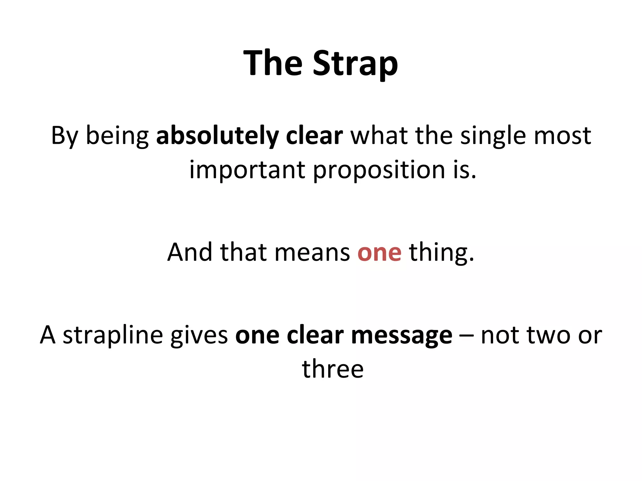 The strap | PPT