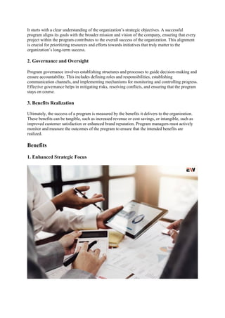 Program Management: 3 Pillars, Benefits, & Challenges | Enterprise ...