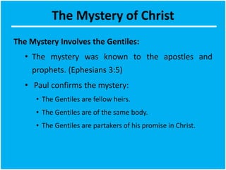 The Strength of the Church - Ephesians 3 | PPTX