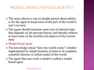 Utility based agentsK.MAHALAKSHMI.,AP/CSE