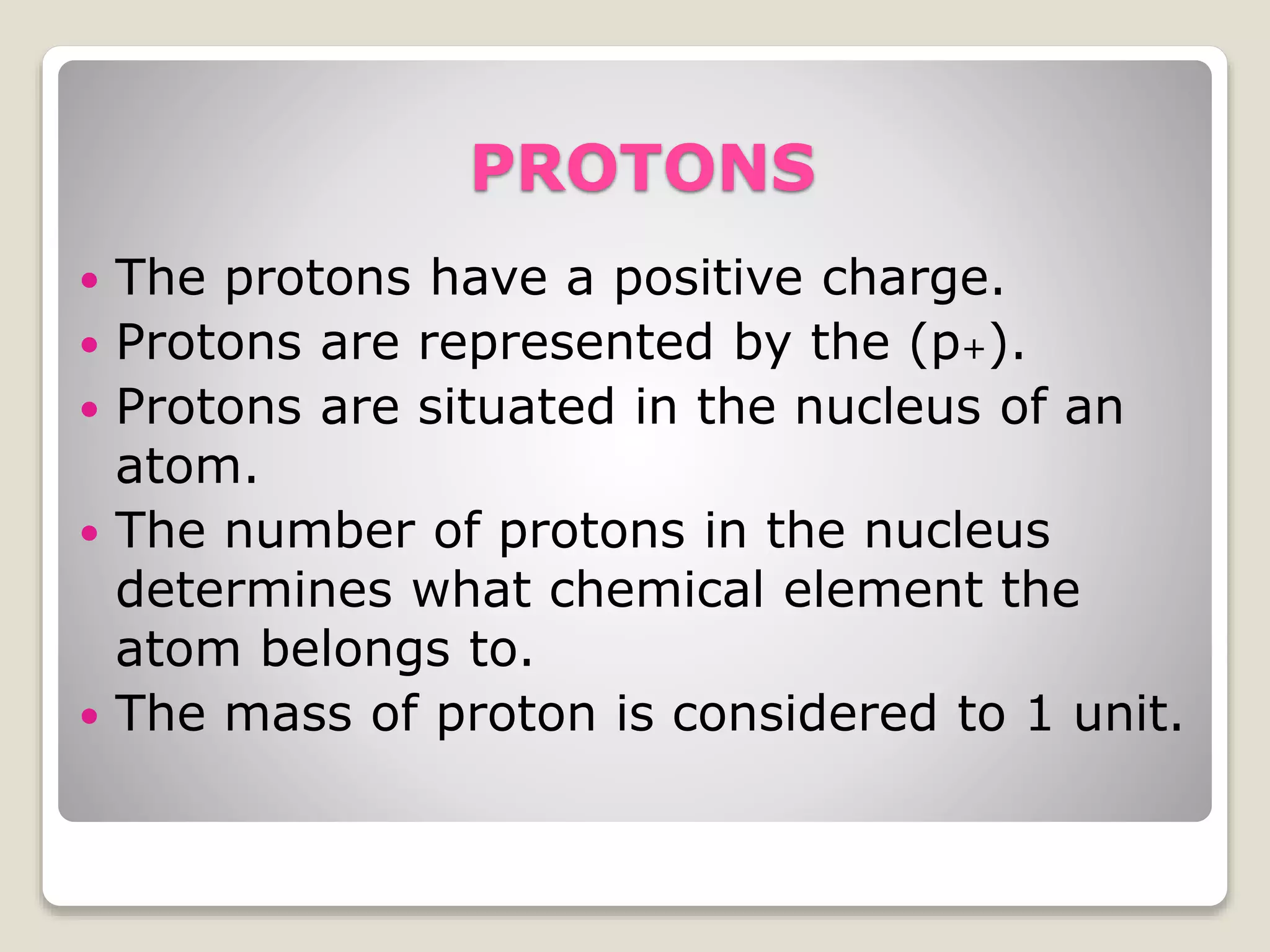 NEILS BOHR ATOMIC MODEL
 Neil Bohr in 1913, specified the distribution
of electrons in different orbits.
 Bohr’s model of an atom suggest no. of
circular orbits around the nucleus, in which
electrons are distributed.
 He thought of an atom as a tiny solar
system, nucleus as the sun and electrons as
the planets.
 Thus according to him atom is made up of 2
parts, nucleus and extra-nuclear part.
 