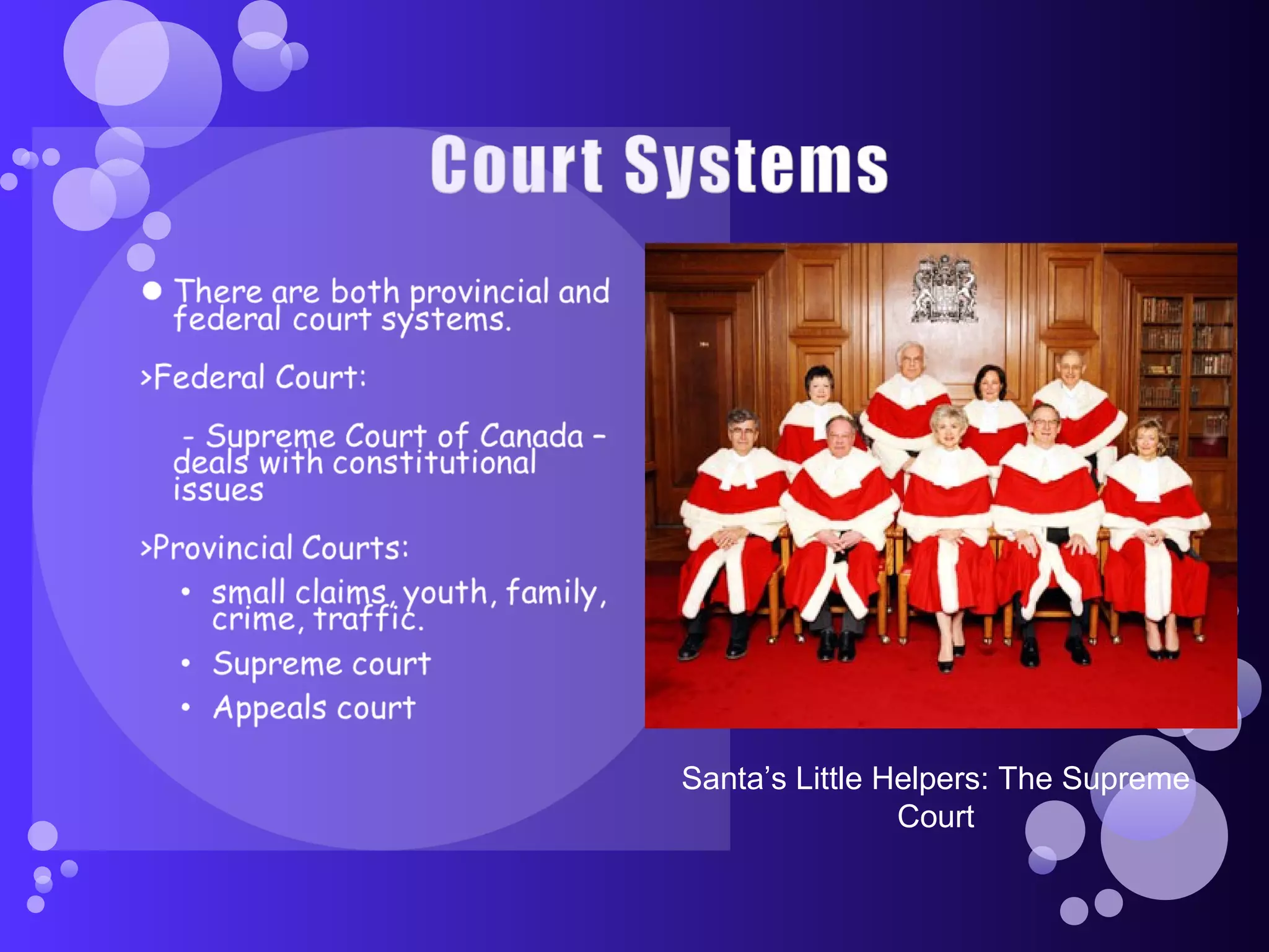 Santa’s Little Helpers: The Supreme
Court
 