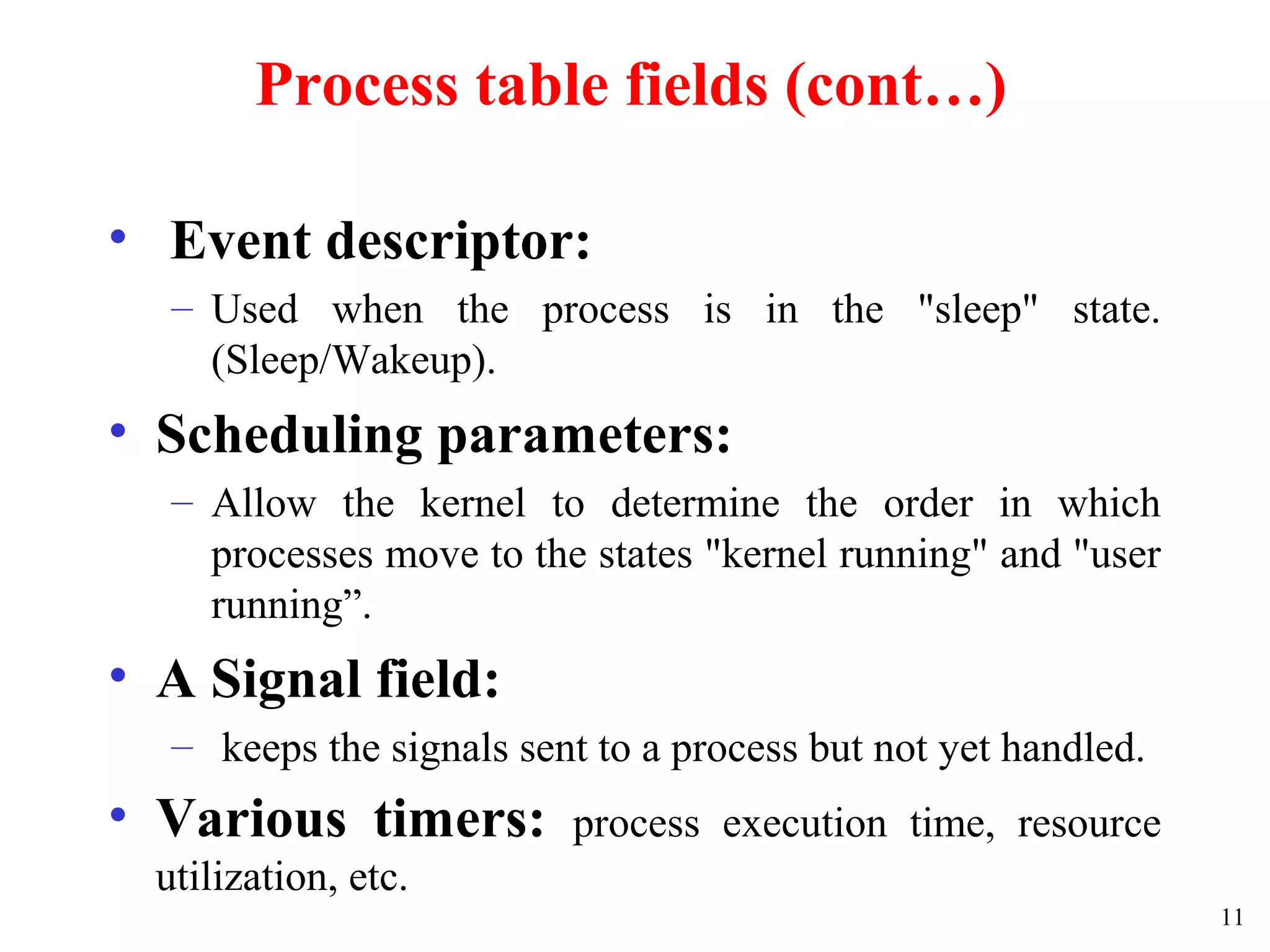 The structure of process | PPT | Operating Systems | Computer Software ...