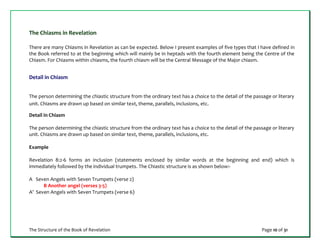 The Structure of the Book of Revelation | PDF