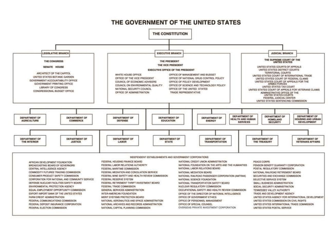 The structure of the american government | PPTX | Political Issues ...