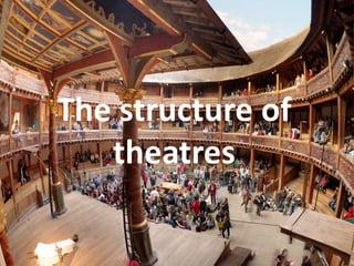 The structure of
theatres
 