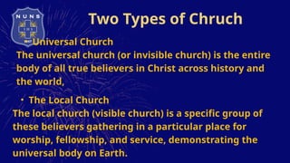 Churches Types The Structure of the Church and the hierarchy of the Church | PPTX