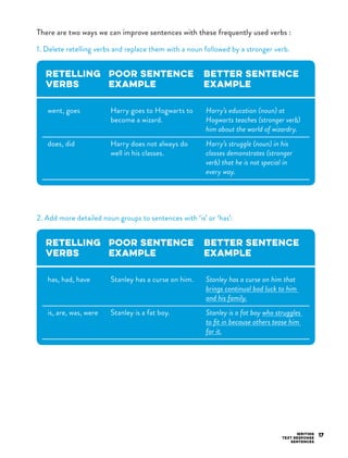 Verb Poor The Student Guide To Writing Better Sentences In The English Classroom ...