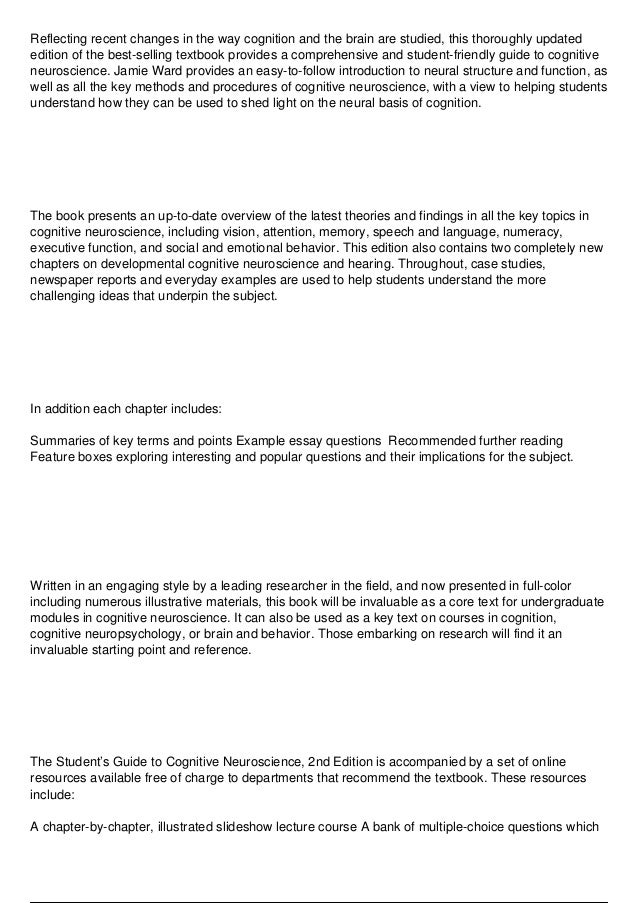 The Cognitive Neurosciences (5th ed.)
