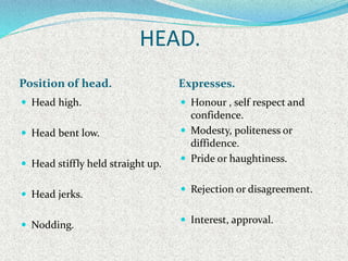 The study of body language | PPTX