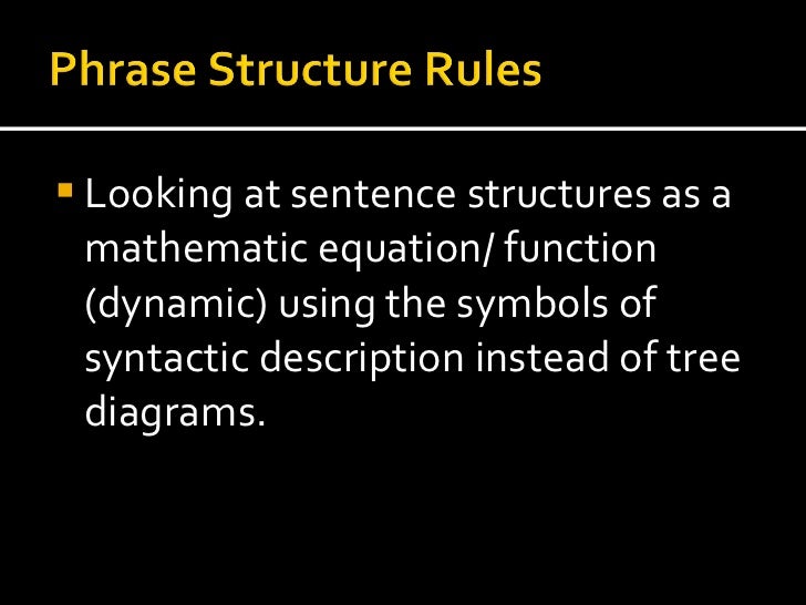 The Study of Language Syntax Theoretical Linguistics