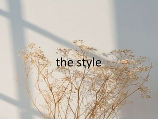 the style