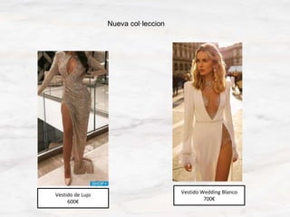 Nueva col·leccion
Vestido Wedding Blanco
700€
Vestido de Lujo
600€