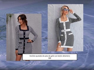 Vestido ajustado de pata de gallo con botón delantero
68€
