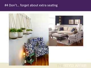 The Style Affair - 10 Do's and 10 Don'ts of Interior Design | PDF
