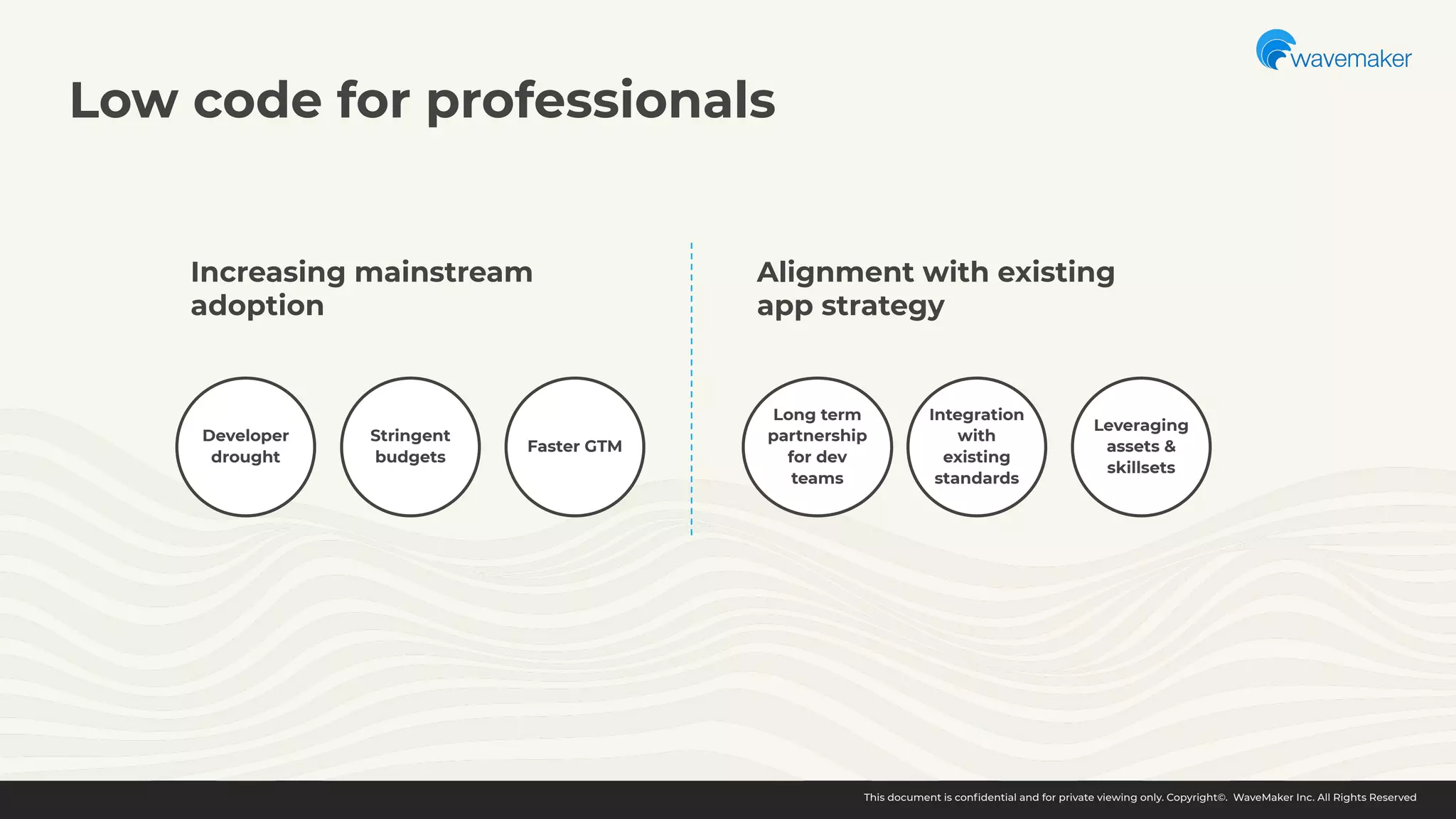 The subtle art of building scalable apps using low code