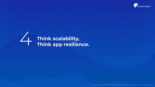 The subtle art of building scalable apps using low code