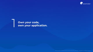 The subtle art of building scalable apps using low code