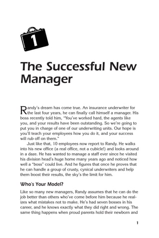 The successful new manager | PDF