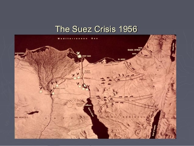 The suez crisis 1956