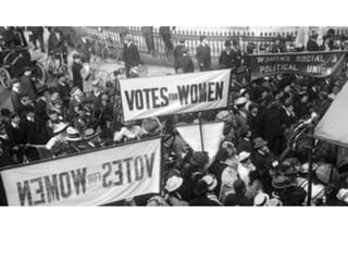 The suffragettes