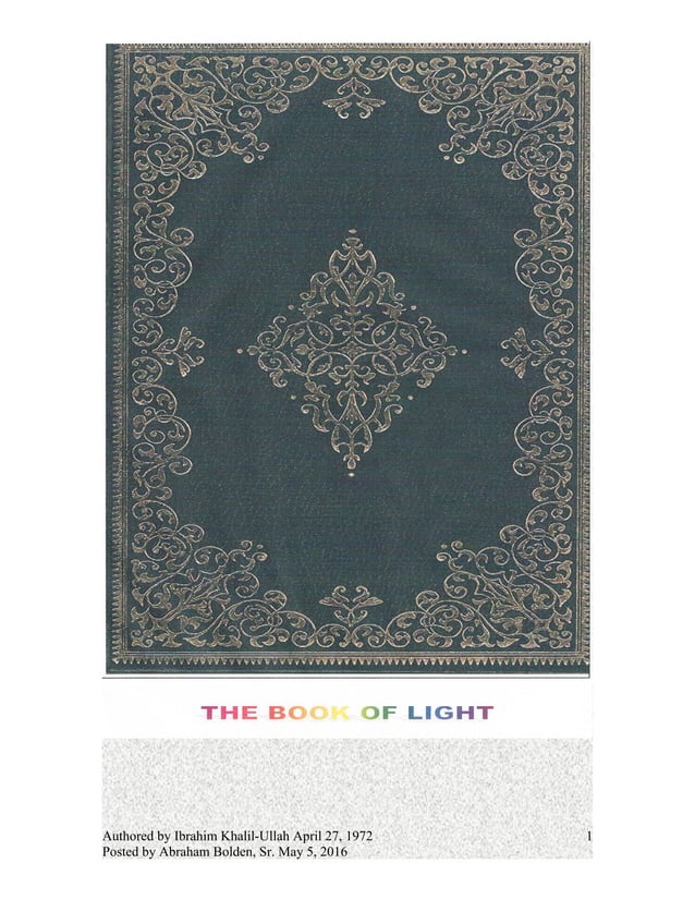 The sufi book of light PDF