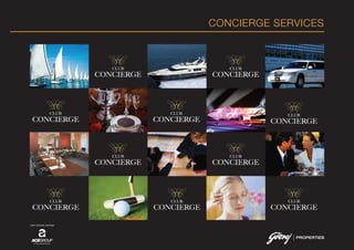 CONCIERGE SERVICES
JOINT VENTURE PARTNER
 