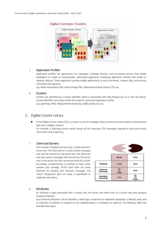 The summary of zig bee specification and smart energy profile | PDF