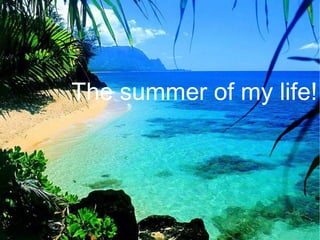The summer of my life! 