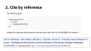 2. Cite by reference
 