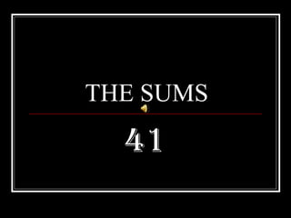 THE SUMS 41 