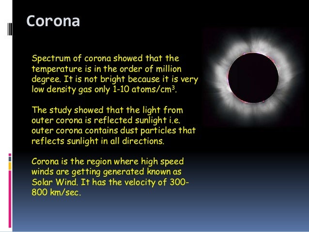 unique characteristics of the sun corona unique characteristics of the sun corona