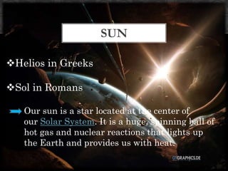 Sun Namesake The Sun (Helios) | PPTX