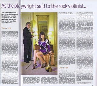 Linzi Stoppard Sunday Times Interview.