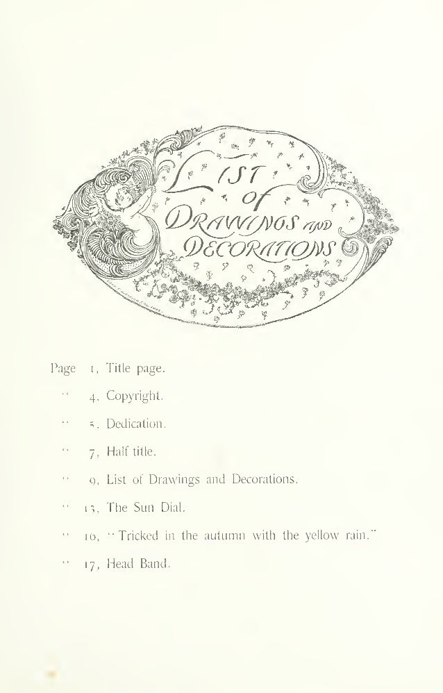 The sundial , a poem