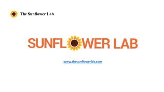 The Sunflower Lab
www.thesunflowerlab.com
 