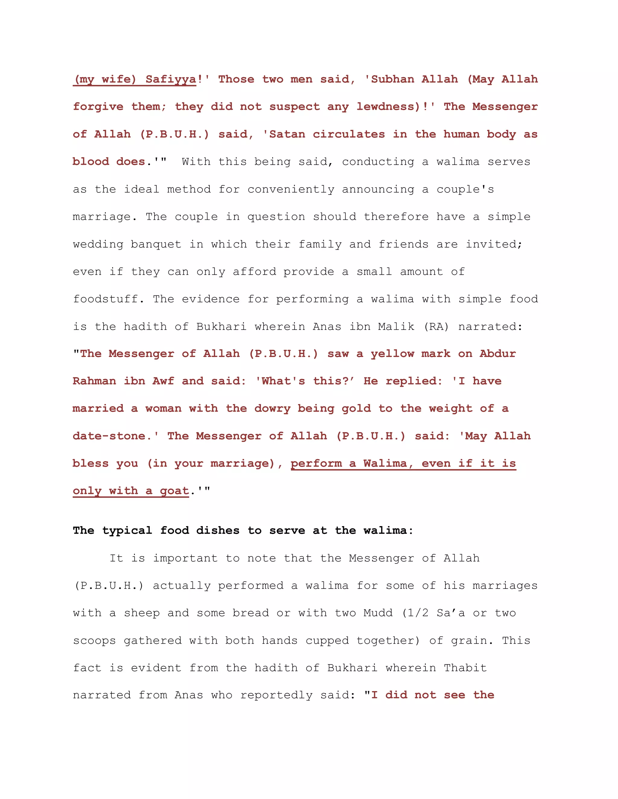 The sunnah of the islamic walima (wedding reception) www.scmuslim.com, image size:2048x2650