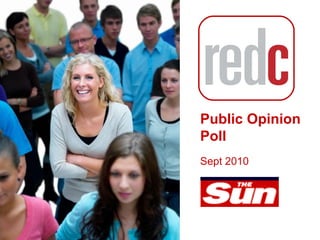 Public Opinion  Poll Sept 2010 