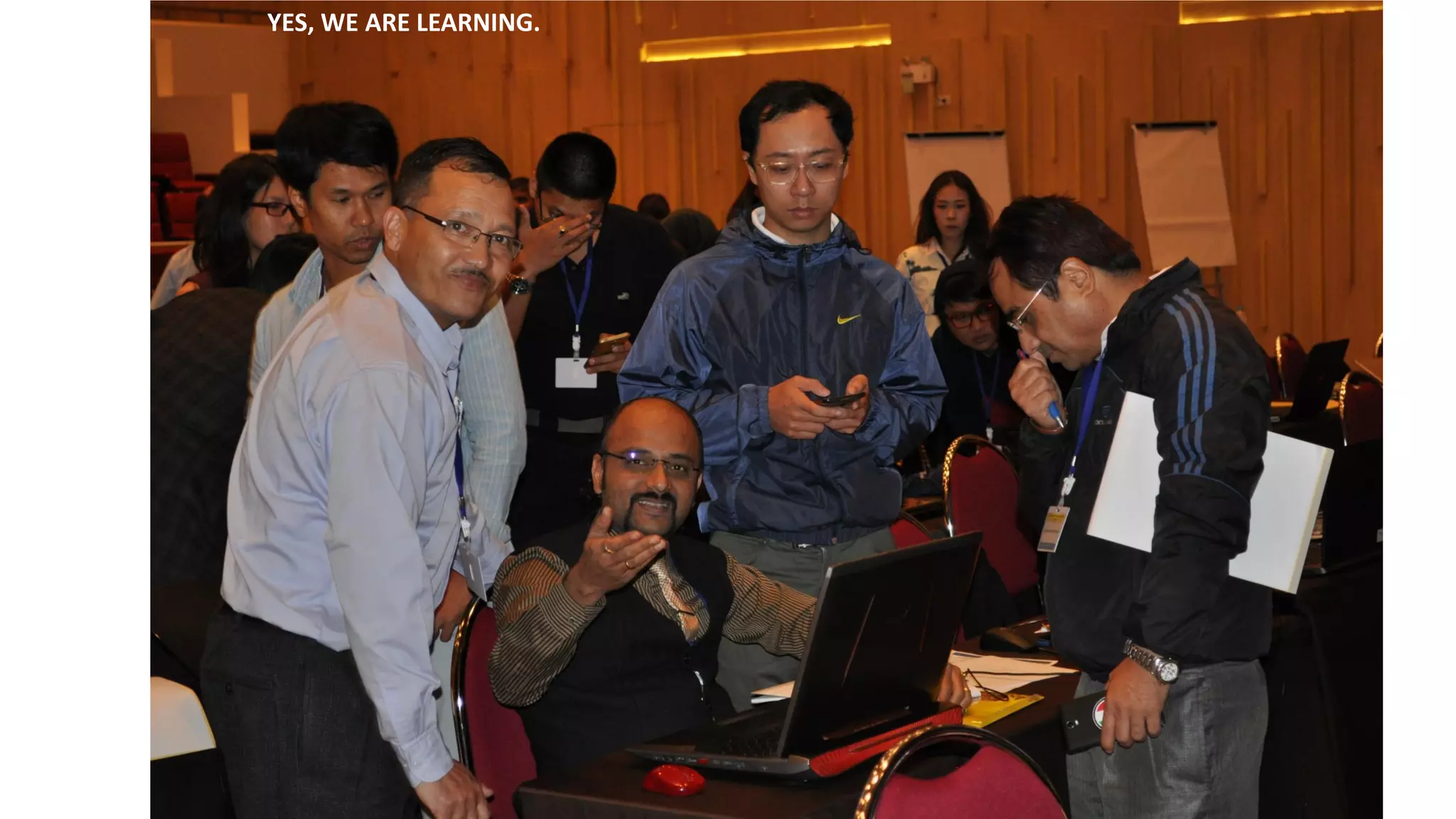 YES, WE ARE LEARNING.