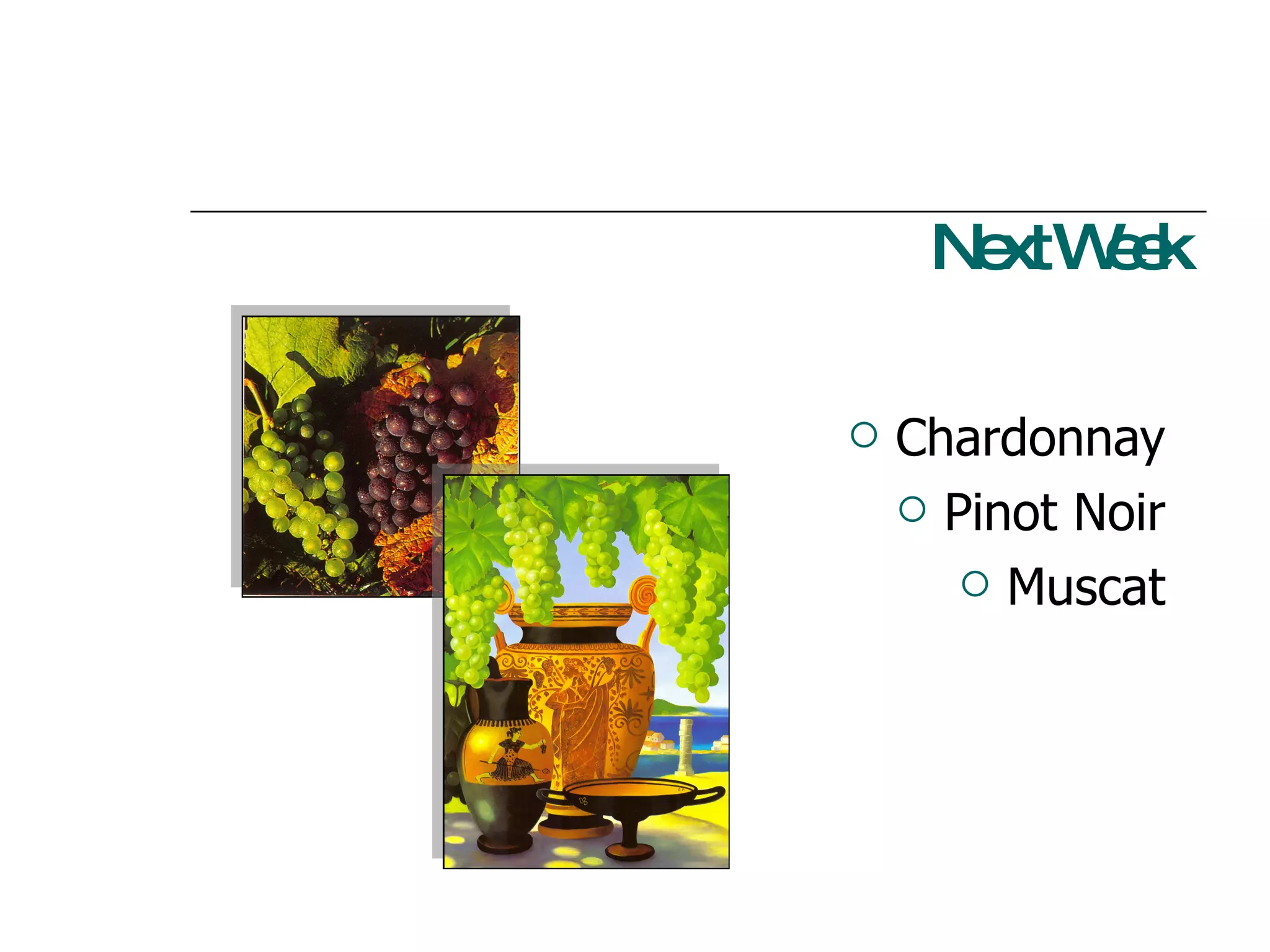Next Week Chardonnay Pinot Noir Muscat 