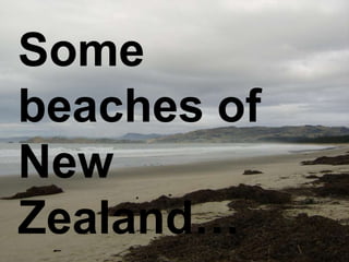 Some beaches of New Zealand… 