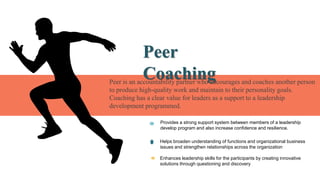 The Surprising Power of Peer Coaching