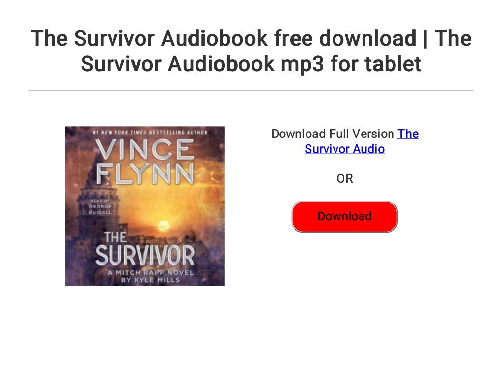 Survivor Mp3 Download Free The Survivor Audiobook free download | The Survivor Audiobook mp3 for…