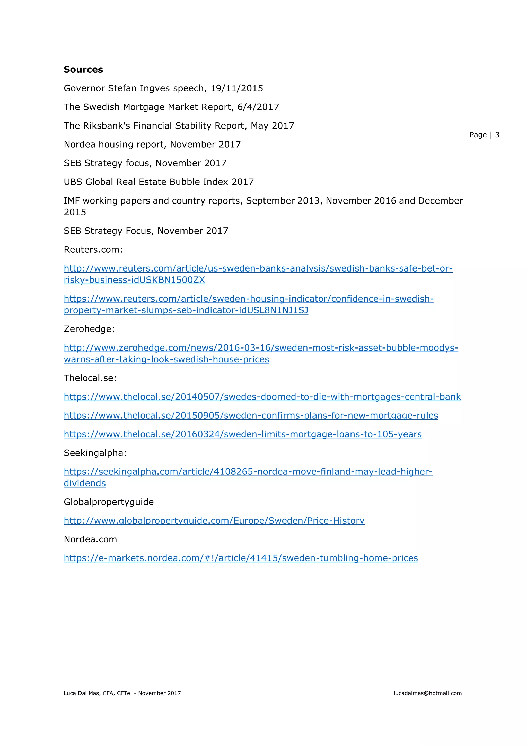 Curated visual reference: Luxury Swedish Property Market Research Report Reference: The Swedish Property Market Part 1